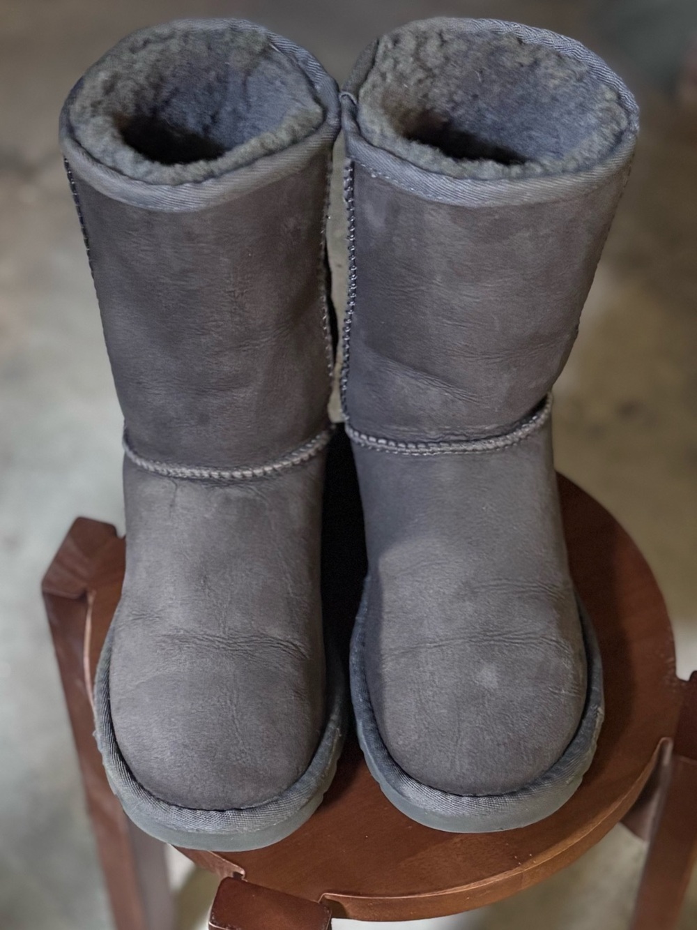 UGG Classic Short Boots in Gray